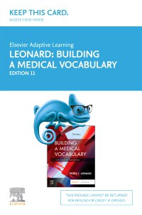 Elsevier Adaptive Learning for Building a Medical Vocabulary (Access Card)
