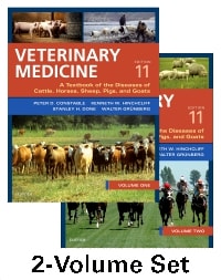 Veterinary Medicine: A Textbook of the Diseases of Cattle, Horses, Sheep, Pigs, and Goats - Two-Volume Set