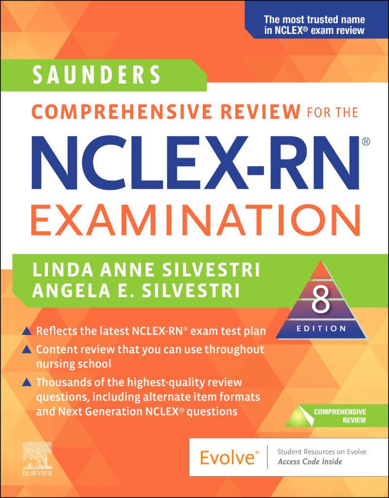 Book cover for Saunders Comprehensive Review for the NCLEX-RN, 8e