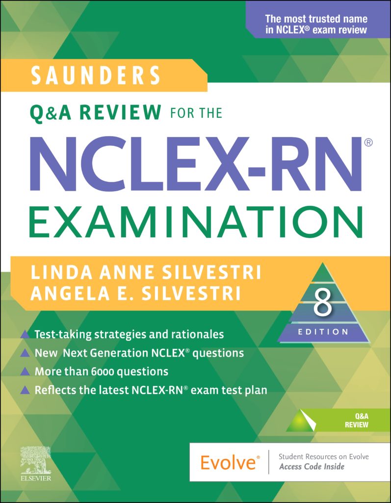 book cover for Saunders Q&A Review for the NCLEX-RN, 8e